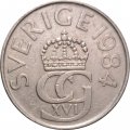 Швеция 5 крон 1984 год - Король Карл XVI Густав