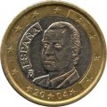 Испания 1 евро 2004 год - Хуан Карлос I