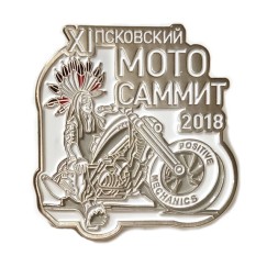 Значок XI Псковский Мото Саммит 2018