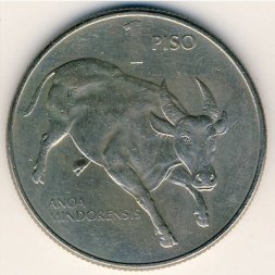 Филиппины 1 песо 1989 год