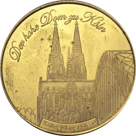 Жетон DEUTSCHE MUNZ KOLLEKTION - der hohe dom zu koln munze Германия