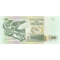 Уругвай 20 песо 2015 год - Хуан Зоррилья де Сан Мартин дель Посо UNC