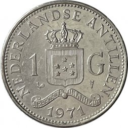Антильские острова 1 гульден 1971 год