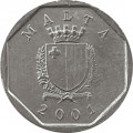 Мальта 5 центов 2001 год - Краб
