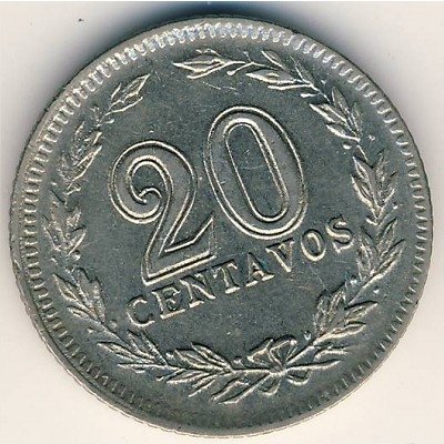 Аргентина 20 сентаво 1923 год