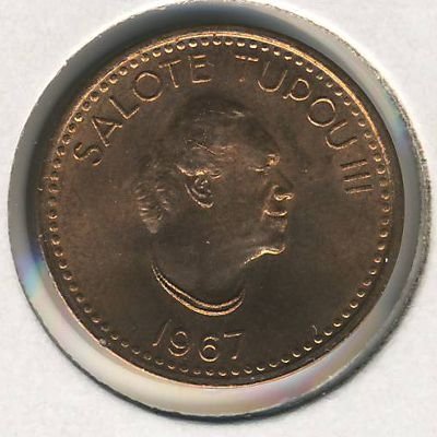 Тонга 1 сенити 1967 год