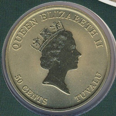 Тувалу 50 центов 2007 год