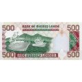 Сьерра-Леоне 500 леоне 1991 год - Джозеф Сайду Момо. Корабли в порту - UNC