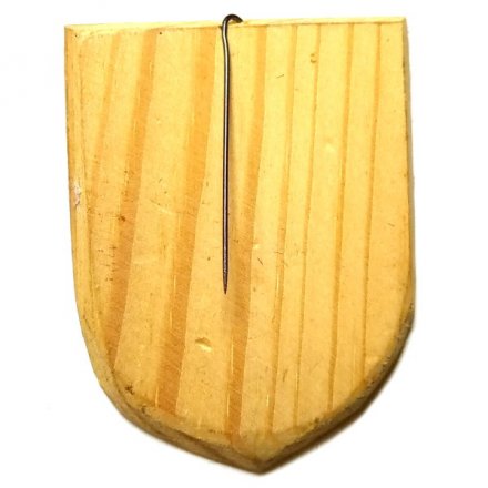 Значок-иголка Выра. Тройка лошадей. Гатчинский район. Ленинградская область (дерево)