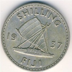 Фиджи 1 шиллинг 1937 год