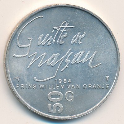 Нидерланды 50 гульденов 1984 год
