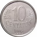 Бразилия 10 сентаво 1996 год - Фигура Республики
