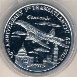Остров Мэн 1 крона 2006 год