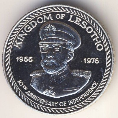 Лесото 10 малоти 1976 год
