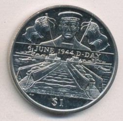 Виргинские острова 1 доллар 2004 год
