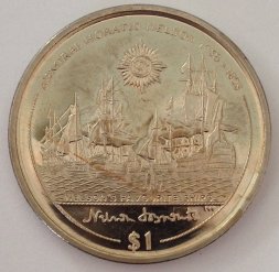 Виргинские острова 1 доллар 2005 год