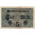 Германия 5 марок 1917 год - VF