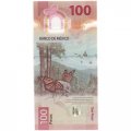 Мексика 100 песо 2021 год - Портрет Сор Хуаны Инес де ла Крус UNC