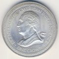 Остров Мэн 1 крона 1976 год - 200-летие независимости США. Джордж Вашингтон (серебро, UNC)