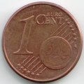Германия 1 евроцент 2010 год (F)