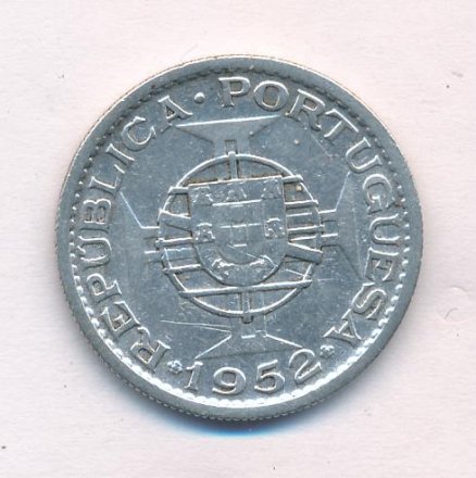 Мозамбик 10 эскудо 1952 год