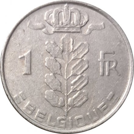 Бельгия 1 франк 1978 год BELGIQUE