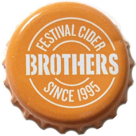 Пробка Великобритания - Brothers Festival Cider Since 1995 (оранжевая)