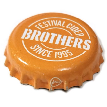 Пробка Великобритания - Brothers Festival Cider Since 1995 (оранжевая)