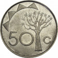 Намибия 50 центов 2010 год - Колчанное дерево