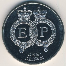 Монета Остров Вознесения 1 крона 2011 год