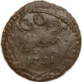 Полушка 1731 год Анна Иоанновна (1730 - 1740) - F