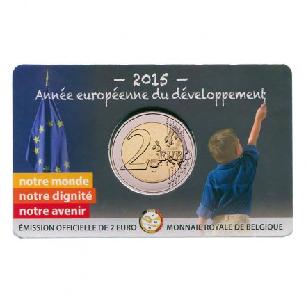 Бельгия 2 Евро 2015 год - Европейский год развития