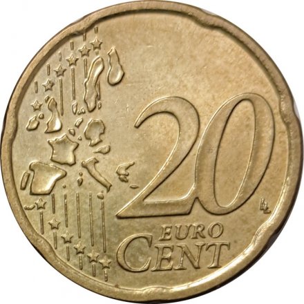 Австрия 20 евроцентов 2003 год - Дворец Бельведер