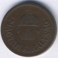 Венгрия 2 филлера 1935 год
