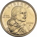 США 1 доллар 2000 год - Сакагавея. Парящий Орёл (D)
