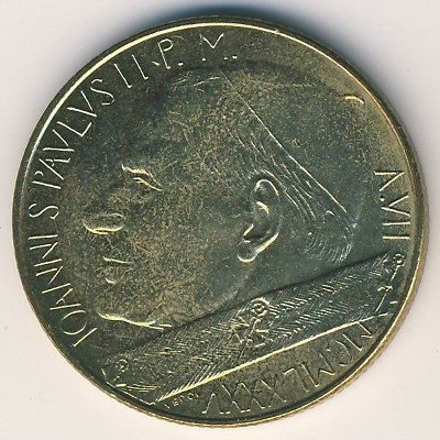 Ватикан 200 лир 1985 год