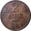 Норвегия 2 эре 1932 год - Король Хокон VII