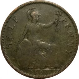 Великобритания 1/2 пенни 1926 год