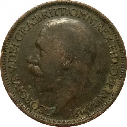 Великобритания 1/2 пенни 1926 год
