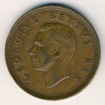 ЮАР 1 пенни 1952 год