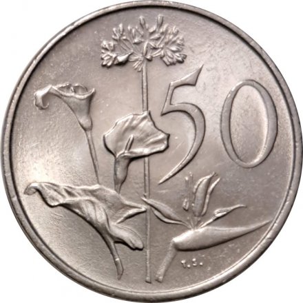 ЮАР 50 центов 1987 год