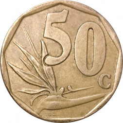 ЮАР 50 центов 1997 год - Стрелитция королевская
