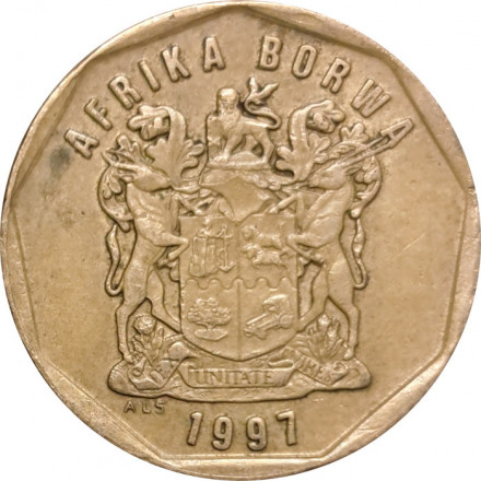 ЮАР 50 центов 1997 год - Стрелитция королевская