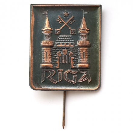 Значок-иголка Рига. Riga. Герб. Тяжелый