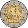 Люксембург 2 евро 2024 год - 175 лет со дня смерти Великого Герцога Люксембурга Виллема II