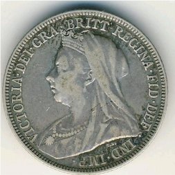 Великобритания 1 шиллинг 1893 год