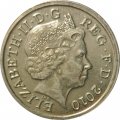Великобритания 1 фунт 2010 год - Столицы регионов. Лондон BU