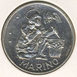 Сан-Марино 500 лир 1975 год - Скульптор