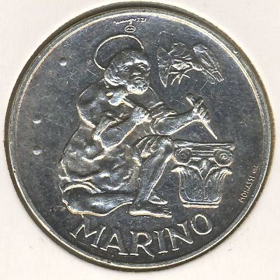 Сан-Марино 500 лир 1975 год - Скульптор