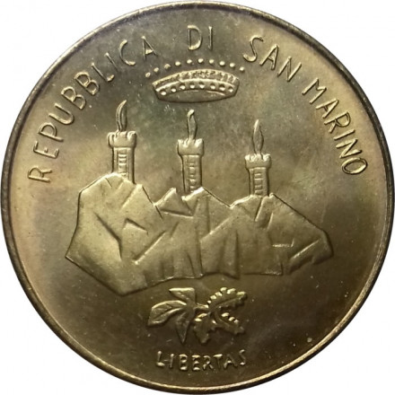 Сан-Марино 200 лир 1986 год - Эволюция технологий. Микрочип